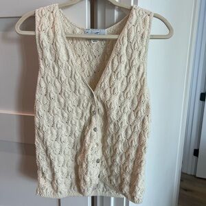 Sold  Cream Cable Knit Women's Cardigan